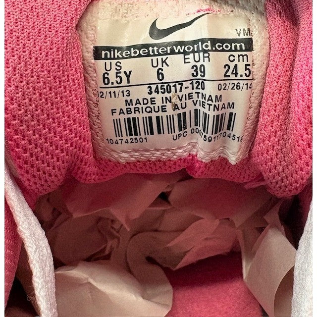 Nike Air Max 90 Pink Glow Silver 345017-120 Womens sneakers size 8 or 6.5Y8