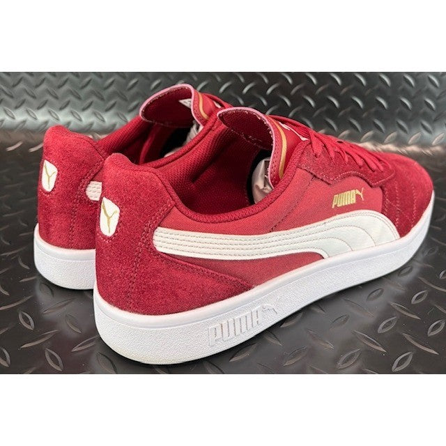 Puma Astro Kick Red/Burgundy White Suede 369115-07 Mens sneakers size 122