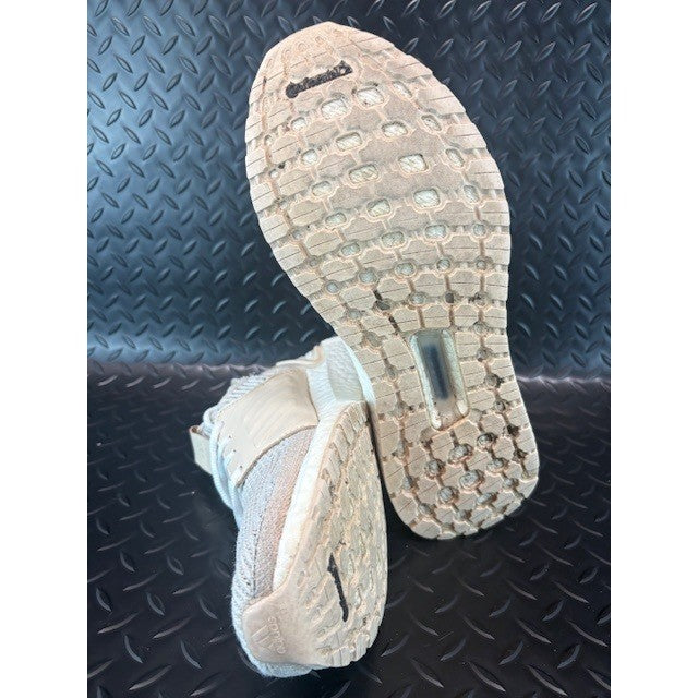 Adidas Ultra Boost 18 Tan White G27492 Womens athletic sneakers size 10.56
