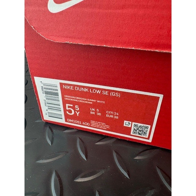 Nike Dunk Low Graffiti Navy White DM1051-400 Womens sneakers size 7 or 5.5Y7