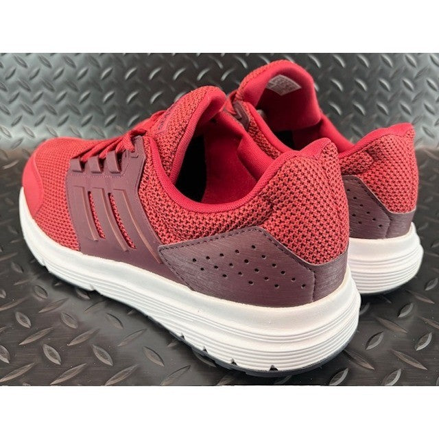 Adidas Galaxy 4 Active Maroon White EE7918 Mens athletic sneakers size 123