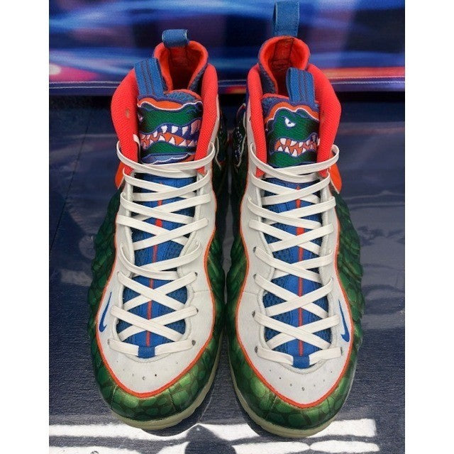 Custom Foamposites 1 of 68 pairs Green White Gators Swamp Mens sneakers size 144