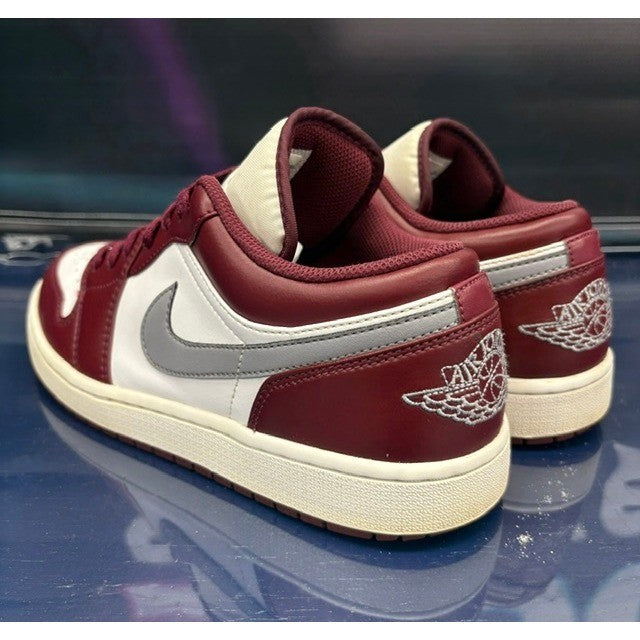 Jordan 1 Low White Bordeaux (2022) 553558-615 Mens sneakers size 104