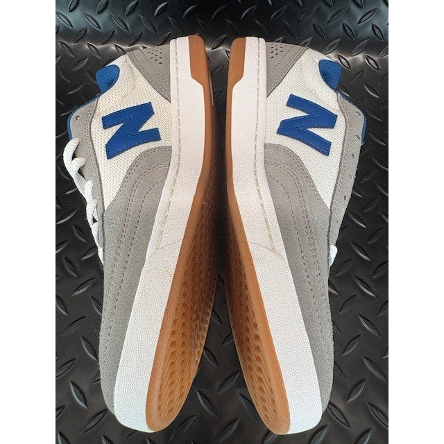 New Balance NB Numeric 440 Grey Blue White Suede Skateboarding Mens size 9.55