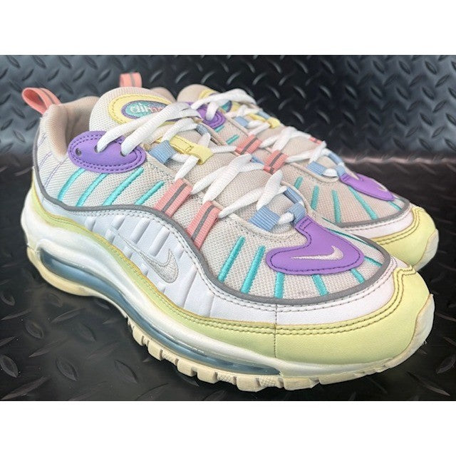 Nike Air Max 98 Easter Pastels AH6799-300 Womens Athletic Sneakers size 8.51