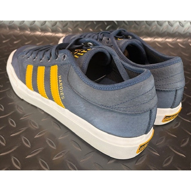 Adidas Matchcourt x Hardies Mens Skateboarding Sneakers BB8551 Blue Yellow sz 103