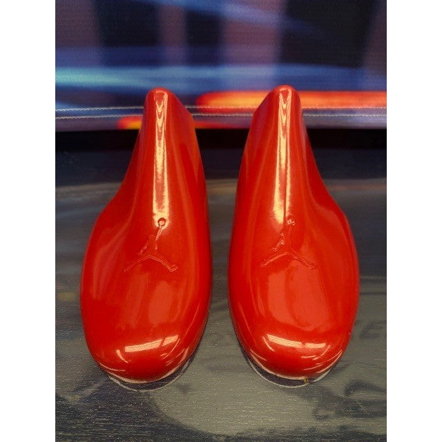 Jordan Red Plastic Shoe trees - 1 pair - Mens Size 8.5 - 100