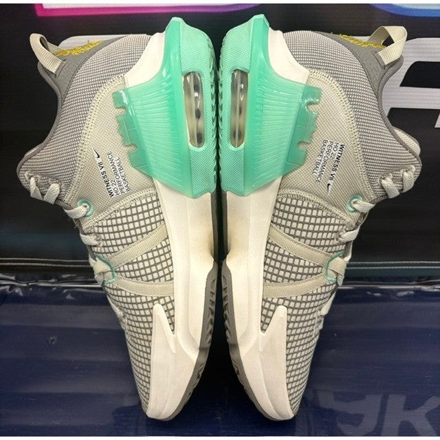 Nike LeBron Witness 8 Flat Pewter Mint (2023) DM1123-006 Mens sneakers size 115