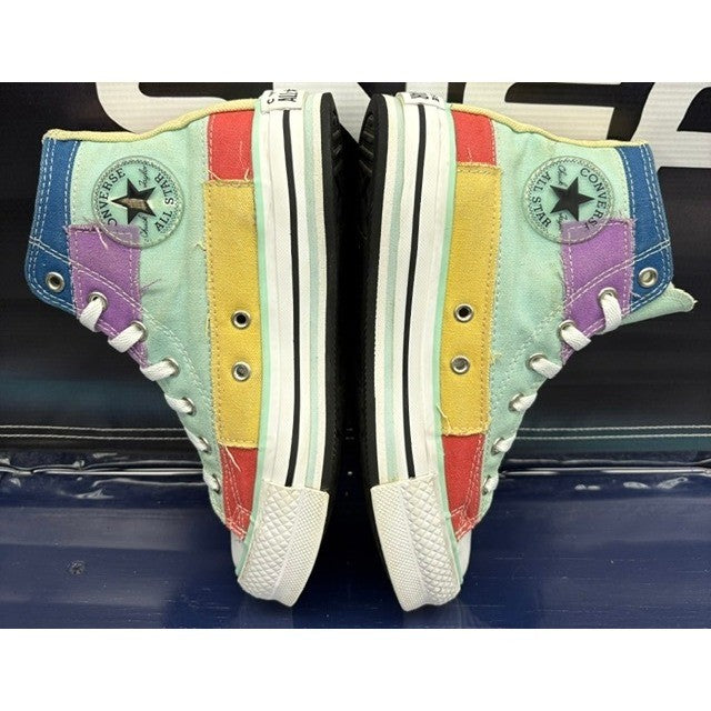 Converse All Stars Multi-Color Patches A02026C Kids Canvas sneakers size 4.55