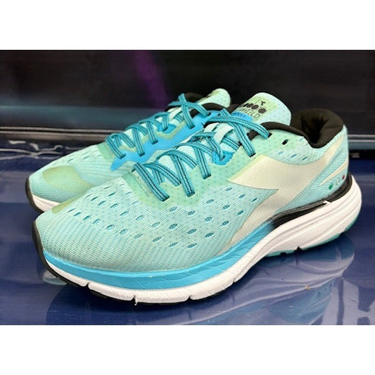Diadora Mythos 6 Blusheild Teal White Blue C9057 Womens sneakers size 7.50