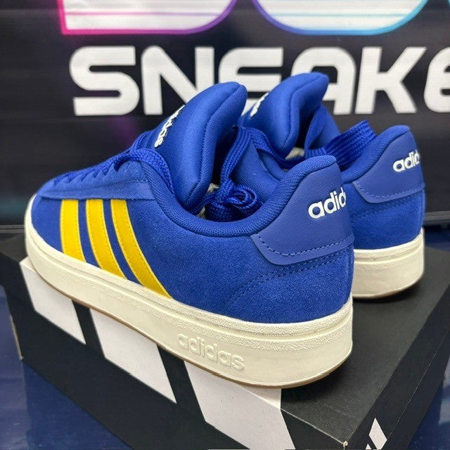 Adidas Grand Court Alpha 00s Blue Yellow Gum JI1714 Mens sneakers size 113