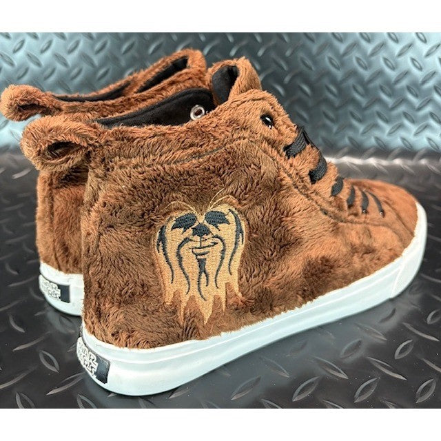Star Wars Chewbacca Brown Furry Face High Top Sneakers Lucas Films womens size 82