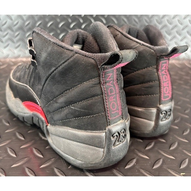 Jordan 12 Retro Black Rush Pink 510815-006 Womens sneakes size 6.5 or 5Y3
