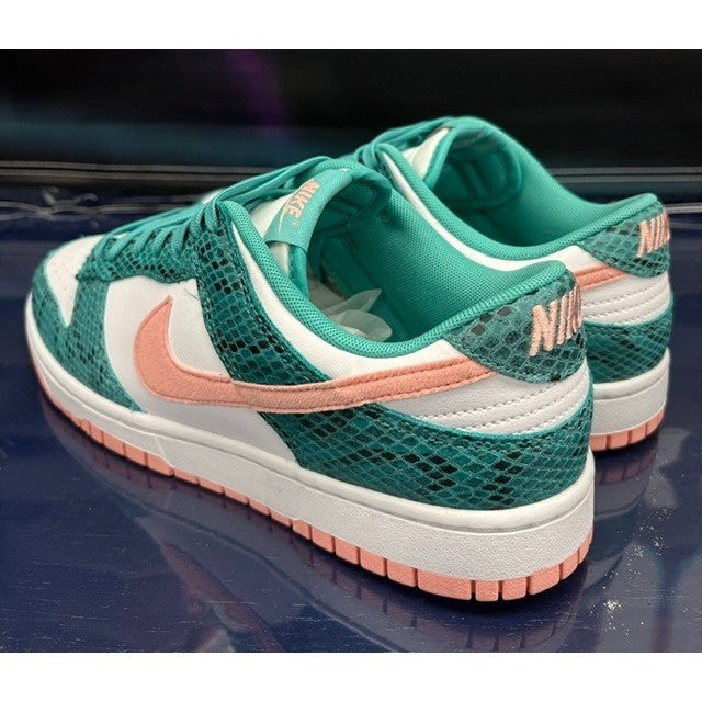 Nike Dunk Low Snakeskin Washed Teal (2022) DR8577-300 Mens size 9.53