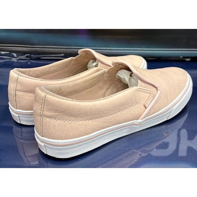 Vans Classic OTW Peach Leather White 721356 Womens slip-on sneakers size 8.52