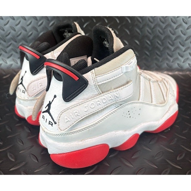 Jordan 6 Rings White University Red Black 322992-160 Mens sneaker size 8.52