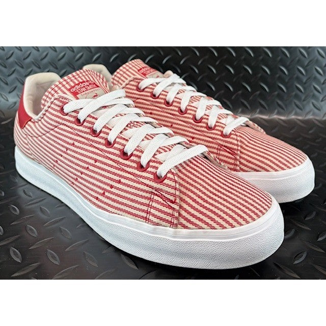 Adidas Original Stan Smith Red White Pinstripe M17190 Mens sneakers size 121