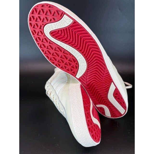 Adidas Puig Indoor Cream White Scarlet Skateboarding Sneakers GW3150 Mens sz 9.56