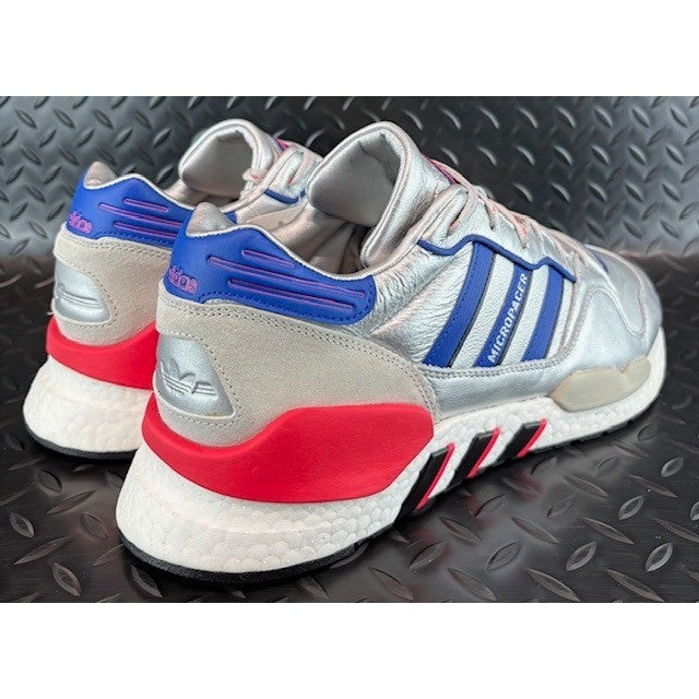 Adidas ZX 930 EQT Micropacer Silver Blue Red EF5558 Mens sneakers size 122
