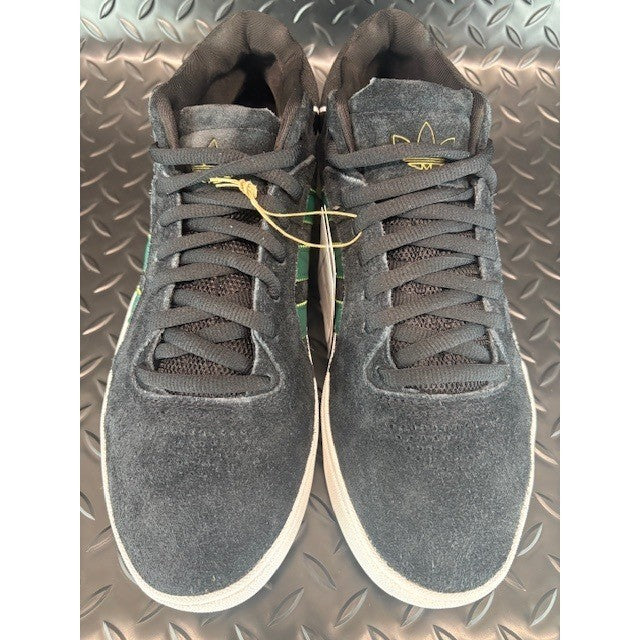 Adidas Tyshawn Mid Skateboarding GW3168 Black Green Mens Sneakers Size 104
