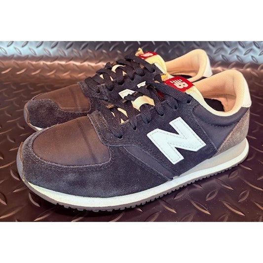 New Balance 420 Black Suede Athletic Sneakers Shoes Mens size 4.50