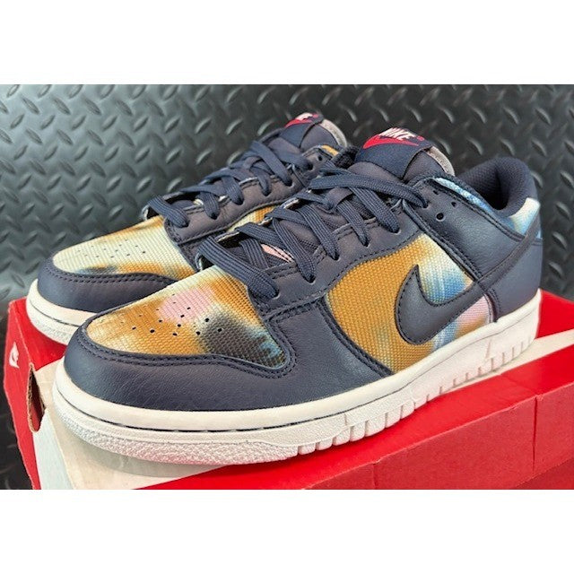 Nike Dunk Low Graffiti Navy White DM1051-400 Womens sneakers size 7 or 5.5Y0