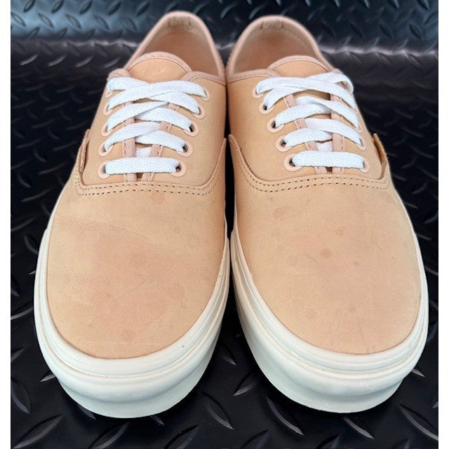 Vans Ultracush Low Top Leather Tan Lace up 721356 Mens sneakers size 84