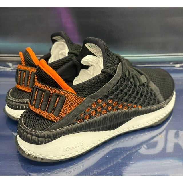 Puma Tsugi Netfit Black Orange (2017) 366162-02 Youth Sneakers size 6C2