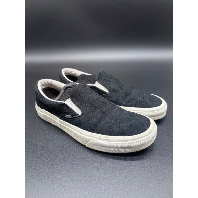 Vans Classic Slip On Black Suede Skate Shoes Sneakers Mens size 51