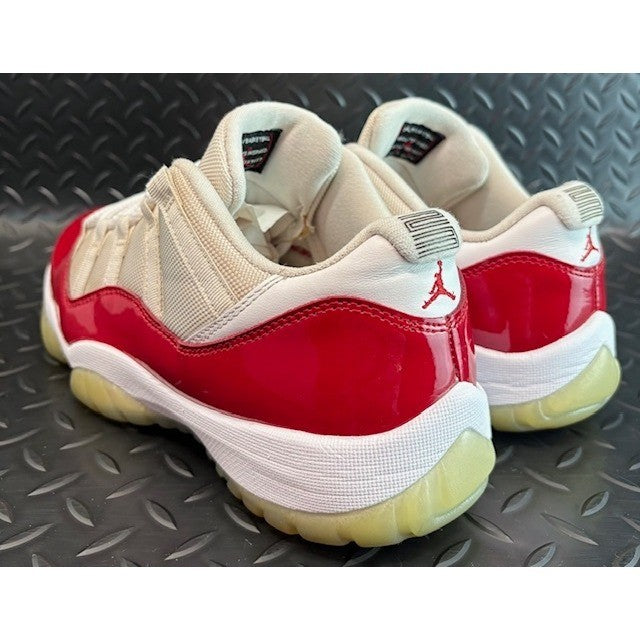 Jordan 11 Retro Low Cherry (2016) Red White 528895-102 Mens sneakers size 9.53