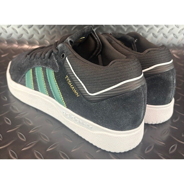 Adidas Tyshawn Mid Skateboarding GW3168 Black Green Mens Sneakers Size 103