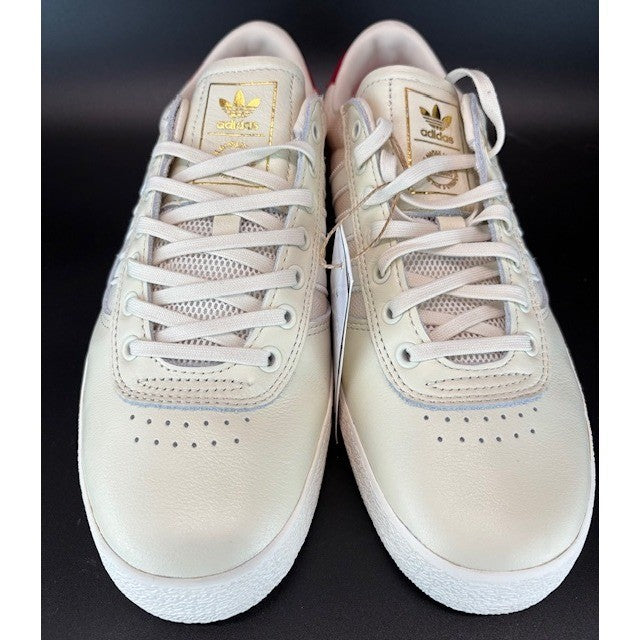 Adidas Puig Indoor Cream White Scarlet Skateboarding Sneakers GW3150 Mens sz 9.54