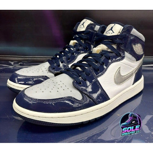 Jordan 1 Retro High Golf Patent Navy (2022) DQ0660-100 Mens sneakers size 100