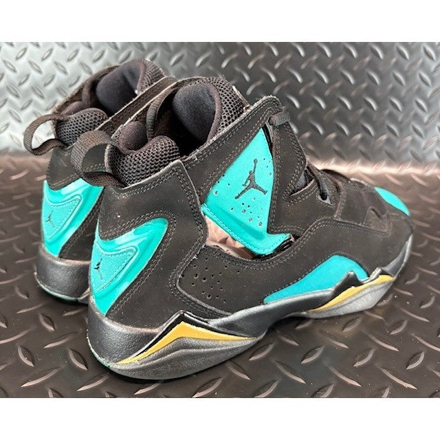 Air Jordan True Flight Black Teal Gold 342774-014 Womens sneakers size 8.5 OR 7Y2