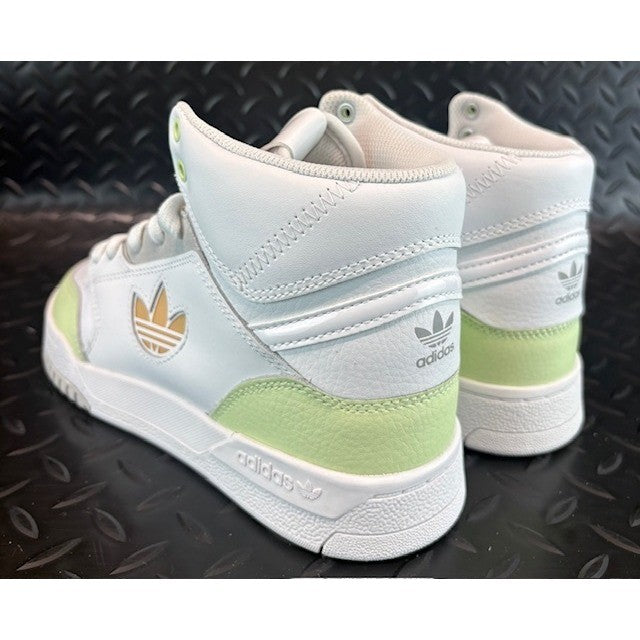 Adidas Drop Step XL White Lime Grey GZ1582 Womens Athletic Sneaker size 5.53