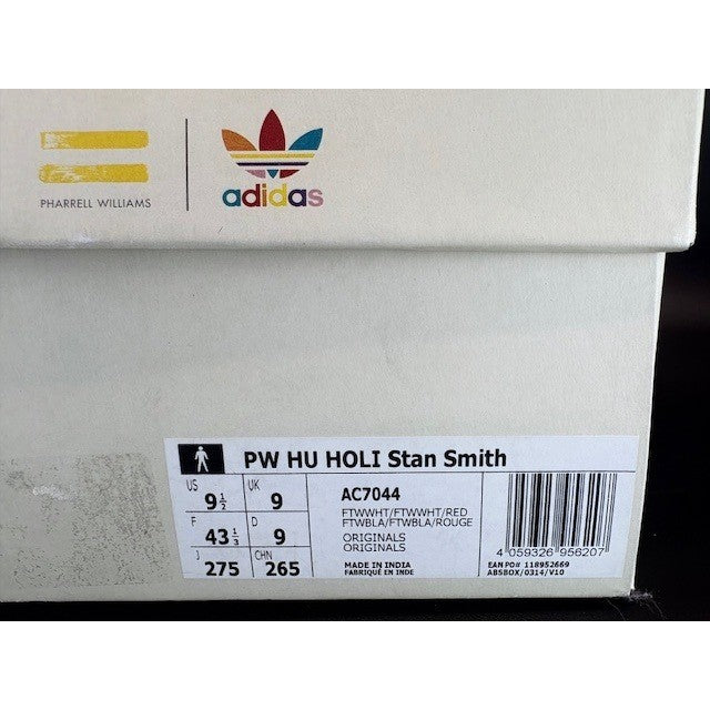 Adidas X Pharrell Williams X Stan Smith Originals AC7044 Mens sneakers size 9.57