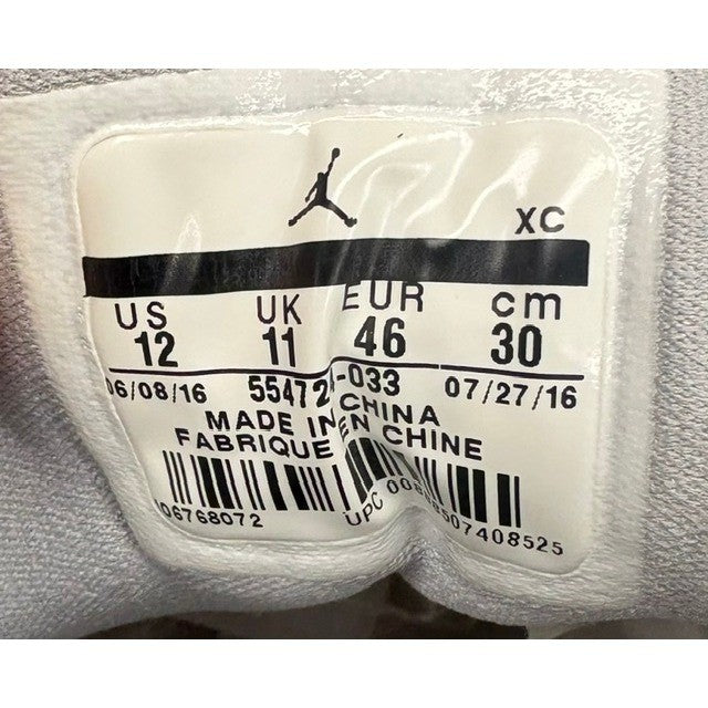 Jordan 1 Retro Mid Wolf Grey Cool Grey (2016) 554724-033 mens sneakers size 127