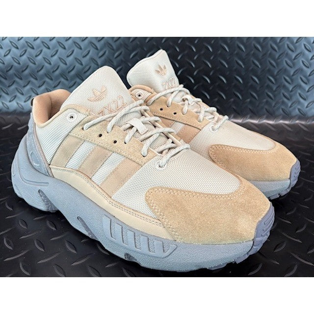 Adidas ZX 22 Boost Aluminum Magic Beige Suede Sneakers mens size 81