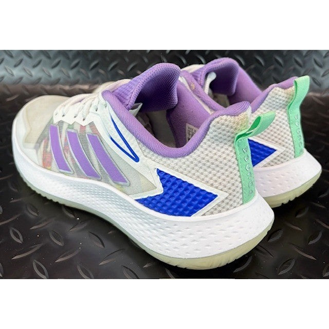 Adidas Defiant Speed White Purple Blue HQ8459 Womens running sneakers size 73