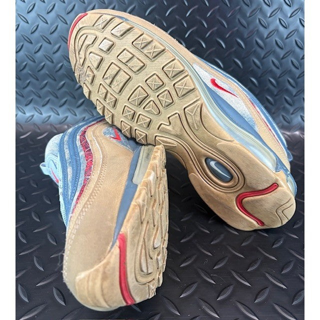 Nike Air Max 97 Wild West Blue Tan Denim BV6056-200 Mens sneakers size 86