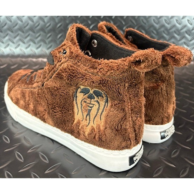 Star Wars Chewbacca Brown Furry Face High Top Sneakers Lucas Films womens size 83