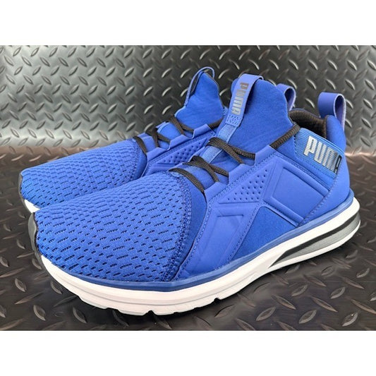 Puma Enzo Mesh Blue Black White 192439-02 Mens Athletic Sneakers size 11.50