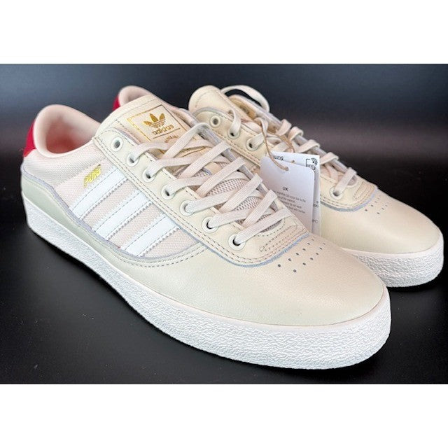 Adidas Puig Indoor Cream White Scarlet Skateboarding Sneakers GW3150 Mens sz 9.51