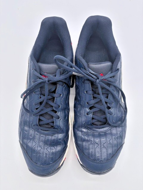 Mens size 10.5 Adidas Adriprene sneakers PYV702001 blue with red stripes6