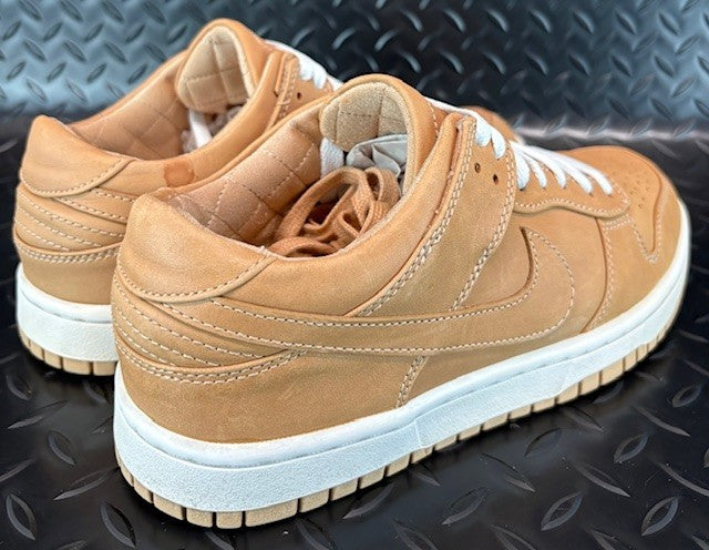 Nike Dunk Low Lux Vachetta Tan White 857587-200 Mens leather sneakers size 82