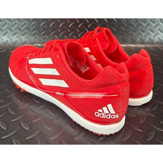 Adidas Adizero Sprint Web Red White Spikes V20244 Mens Track Sneakers size 93