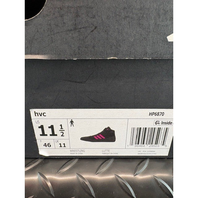 Adidas HVC Grey Pink Wrestling Shoes HP6870 Mens sneakers size 11.57