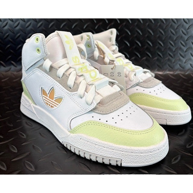 Adidas Drop Step XL White Lime Grey GZ1582 Womens Athletic Sneaker size 51