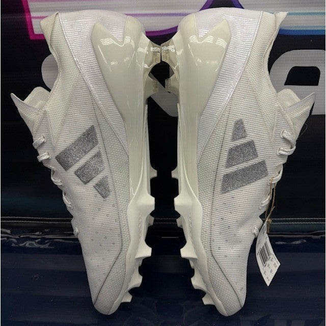 Adidas Adizero Electric White Silver IE4374 Mens Football Cleats size 156
