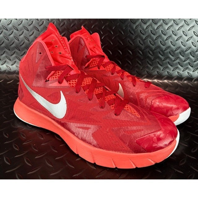 Nike Lunar Hyperquickness Red Lunarlon 652775-606 Mens Athletic Sneakers size 111